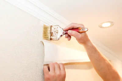 Pose de papier peint à Santranges — revêtements muraux et toiles de verre